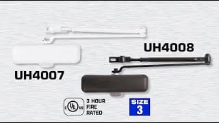 Universal Hardware UH4007 & UH4008 Heavy Duty Residential Closer Inward Opening Install Instructions