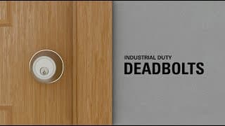 Universal Hardware Industrial Duty Deadbolts Features Video