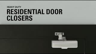 Universal Hardware Heavy Duty Residential Door Closers Feature Video
